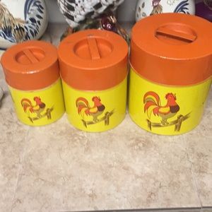 Vintage Metal Canisters